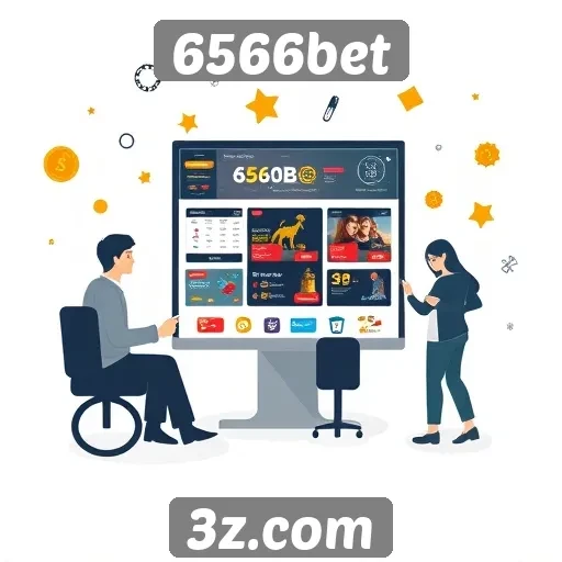 Acessibilidade e interface do site 6566bet